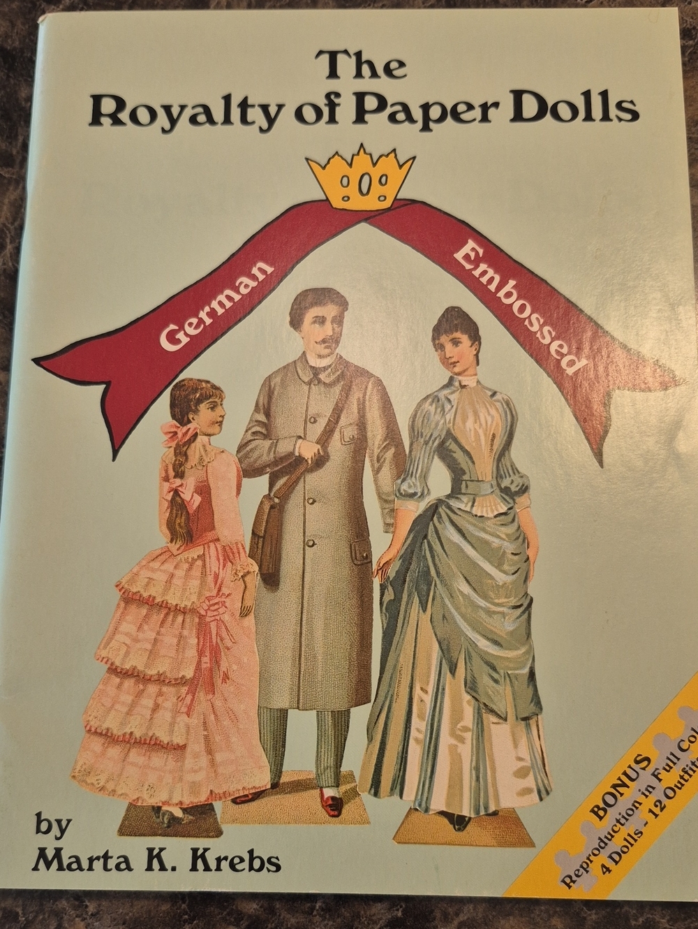 The Royalty of Paper Dolls German Embossed Paper Doll Set